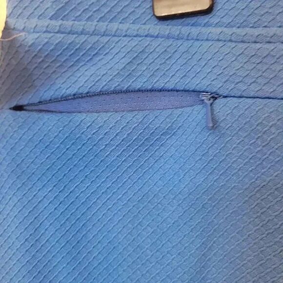 Tehama Women's Blue & White Nylon/Spandex Pro Golf Tennis Golf Athletic Skirt Sk - Picture 6 of 8